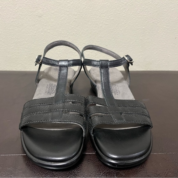 SAS black snake Capri T-Strap Sandal size 10 - Picture 3 of 12